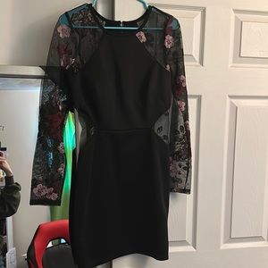 Long-sleeve Lace Dress